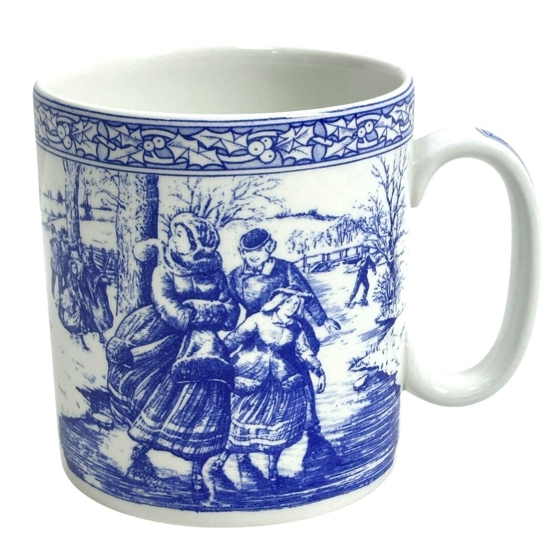 The Spode Blue Room Collection Christmas Mug Number 2 England Excellent