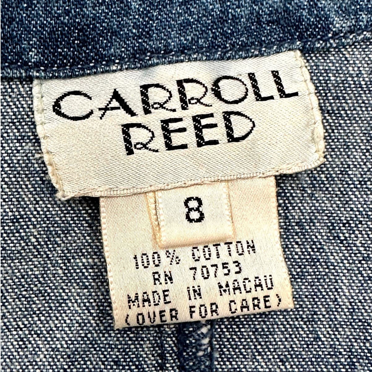 Carroll Reed Vintage Embroidered Denim Vest Women's Size 8-Excellent - Thumbnail 3