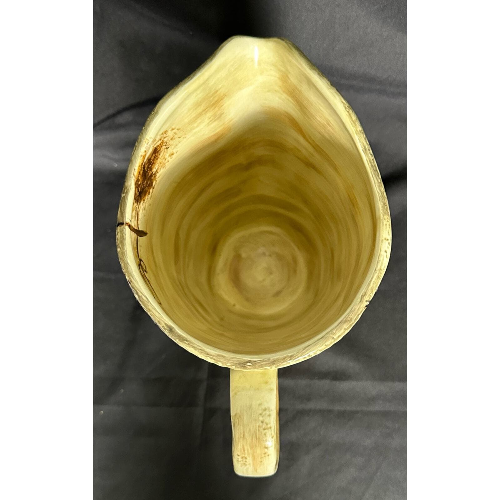 DARIO FARRUCI Designs Ceramic Grapevine Inspired Pitcher-9" - Thumbnail 4