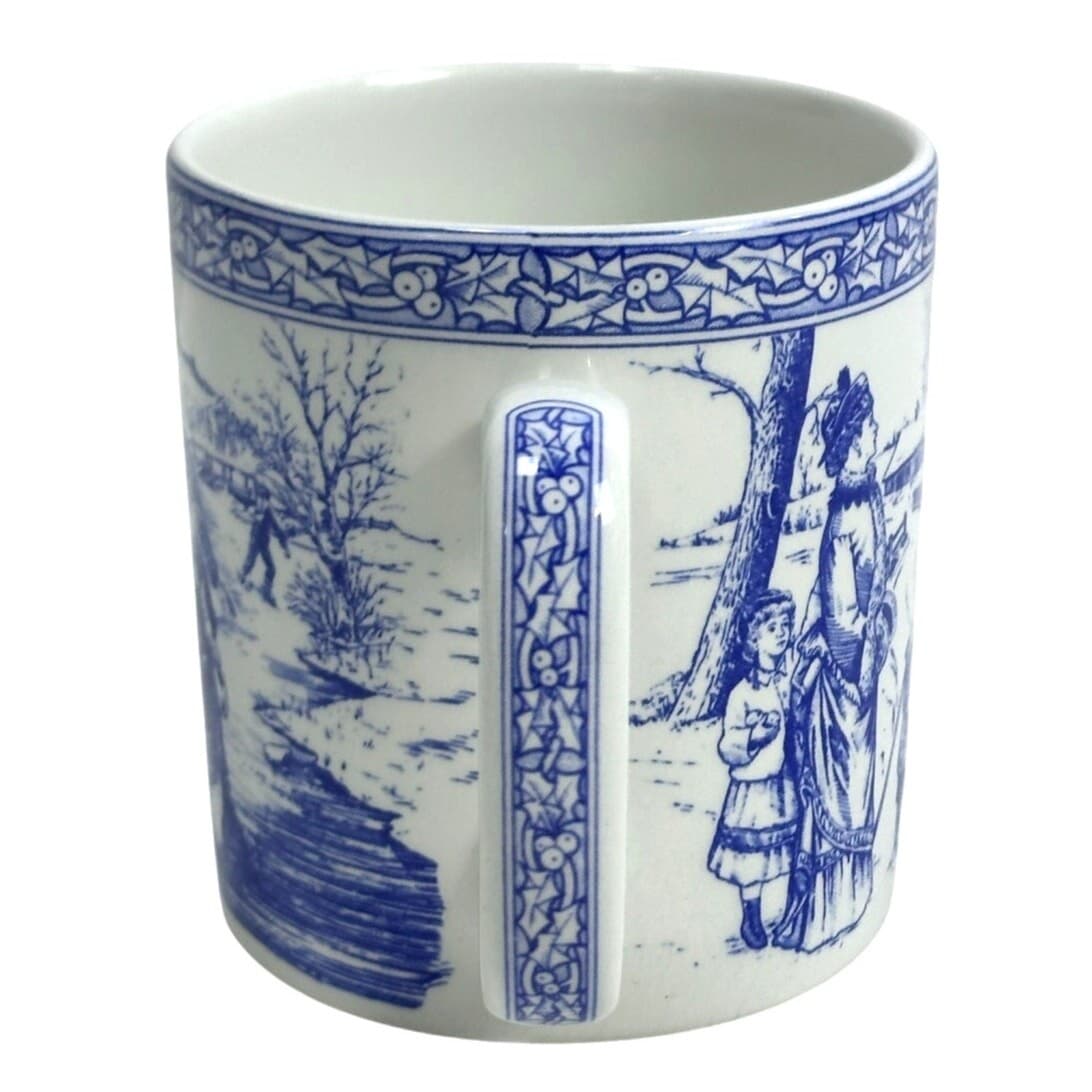 The Spode Blue Room Collection Christmas Mug Number 2 England Excellent - Thumbnail 4