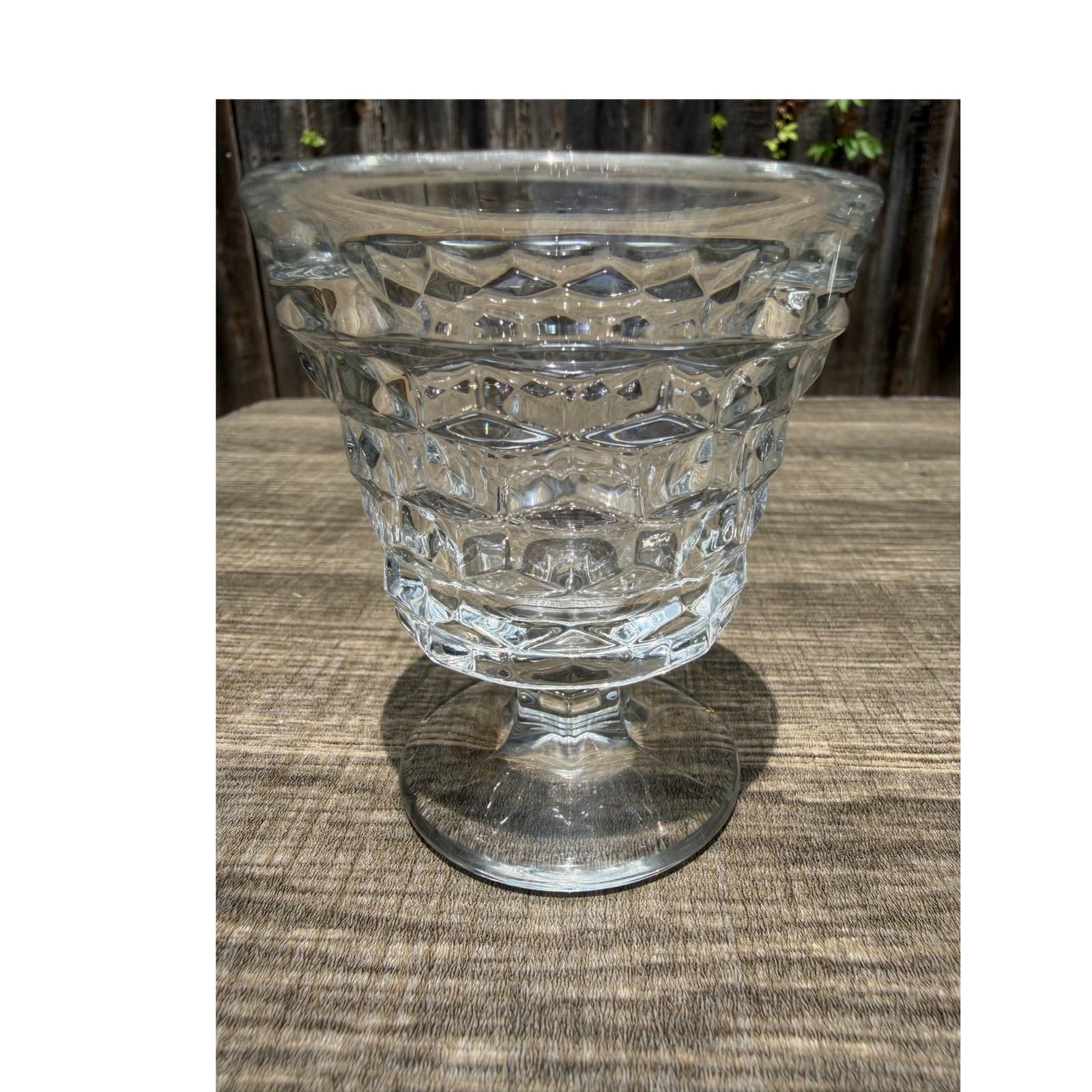 Fostoria 'American' Vintage Clear Glass Oyster/Fruit Cocktail Cups-Set of 2 - Thumbnail 7