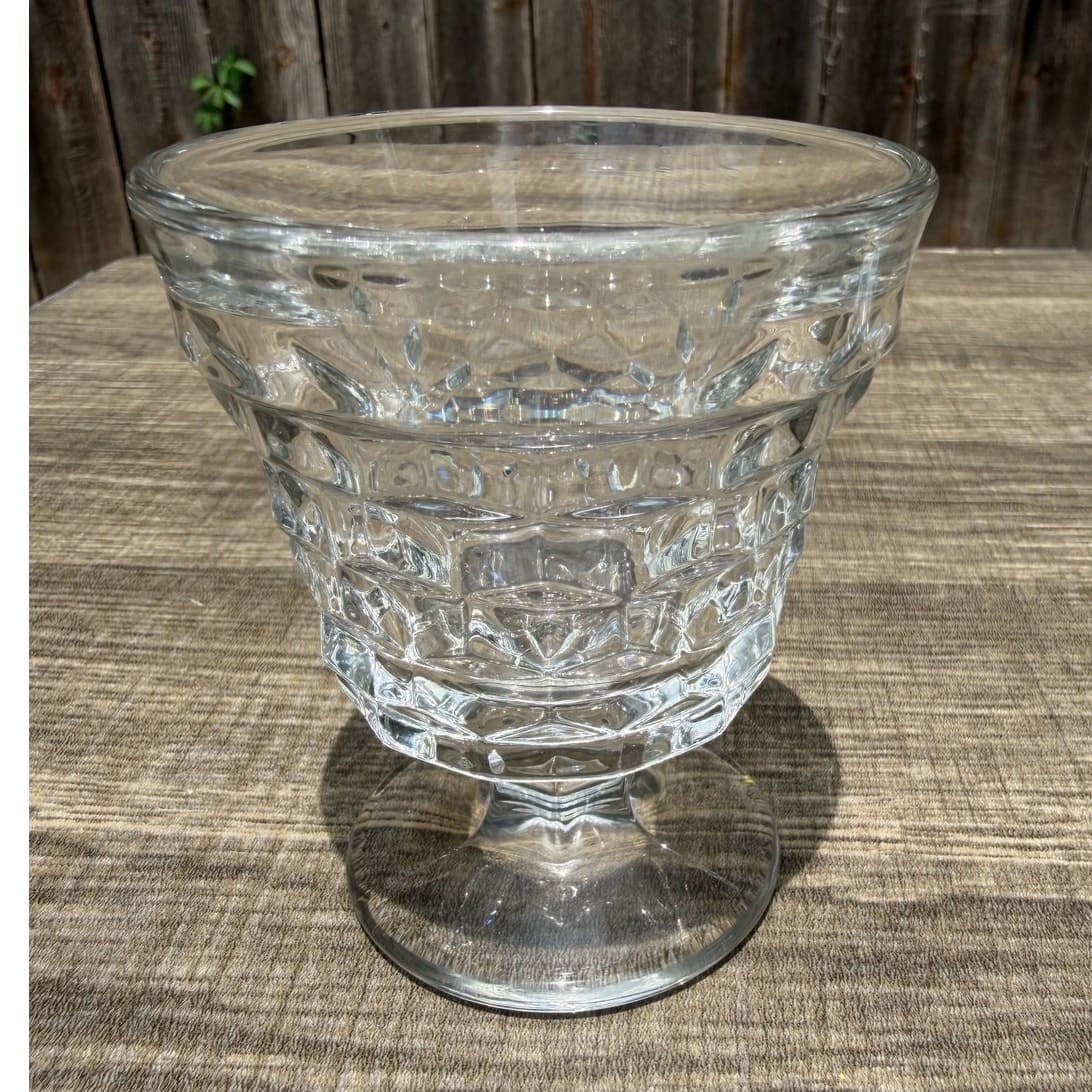 Fostoria 'American' Vintage Clear Glass Oyster/Fruit Cocktail Cups-Set of 2 - Thumbnail 8