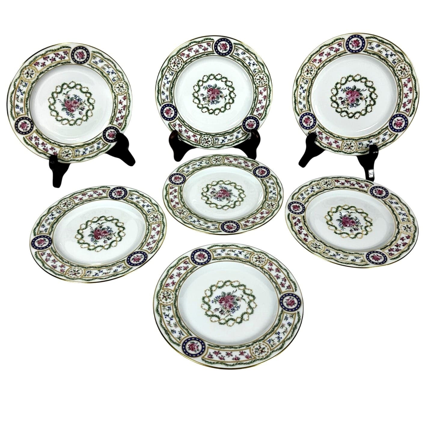 Haviland Limoges "Louveciennes" Bread Butter Plates 6 3/8" France-Set of 7-Mint! - Thumbnail 3