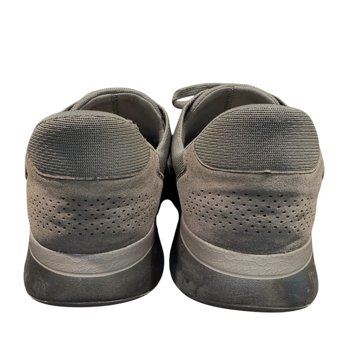Kizik Mens Size 15 Gray Hands Free Slip On Sneakers Walking Shoes Comfort - Thumbnail 7