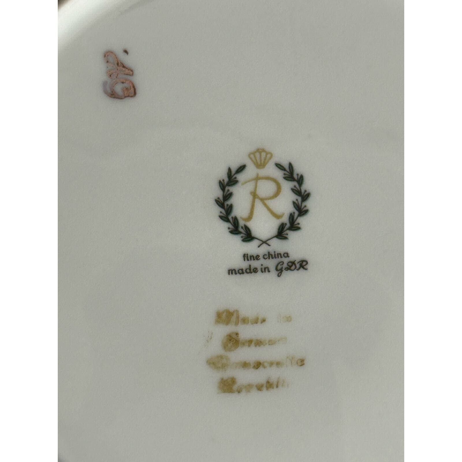 REICHENBACH GDR Dinner, Salad, Bread & Butter, Saucer Plates-RARE-One Set of 4 - Thumbnail 17