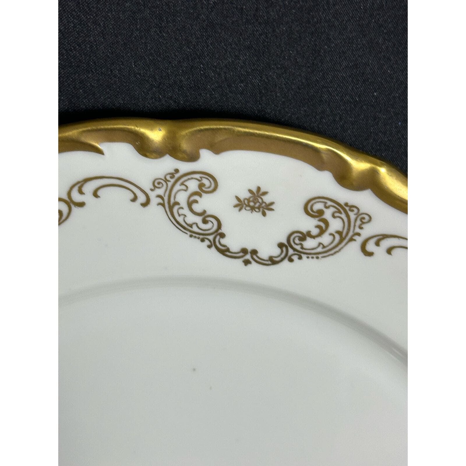 REICHENBACH GDR Dinner, Salad, Bread & Butter, Saucer Plates-RARE-One Set of 4 - Thumbnail 8