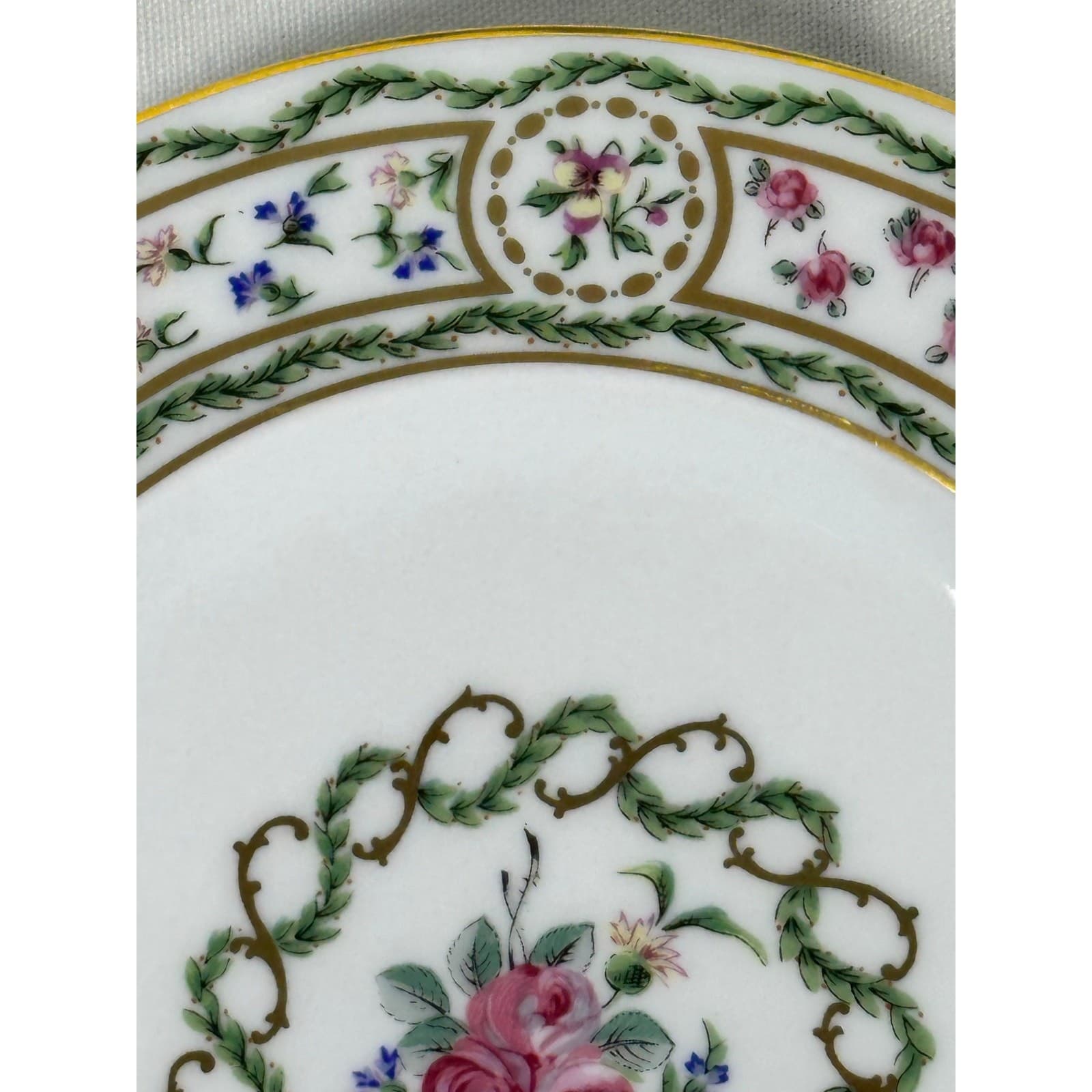 Haviland Limoges "Louveciennes" Bread Butter Plates 6 3/8" France-Set of 7-Mint! - Thumbnail 4