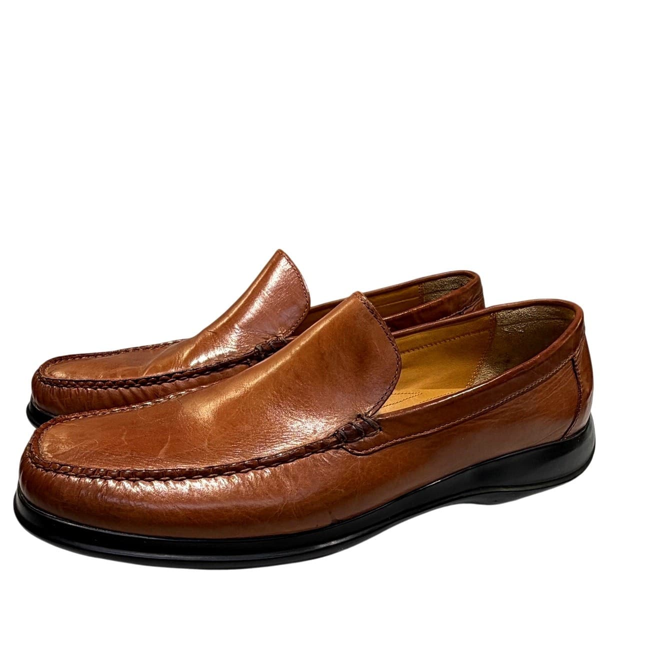 Cole Haan Air Dempsey Venetian Loafers Mens 13M Brown Papaya Calf Leather C08093 - Thumbnail 8