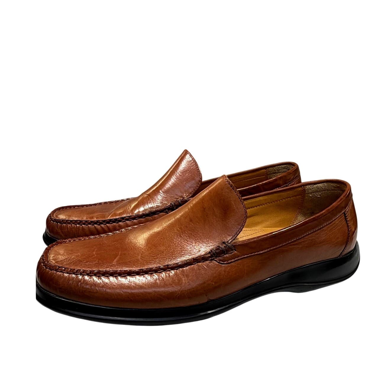 Cole Haan Air Dempsey Venetian Loafers Mens 13M Brown Papaya Calf Leather C08093 - Thumbnail 6