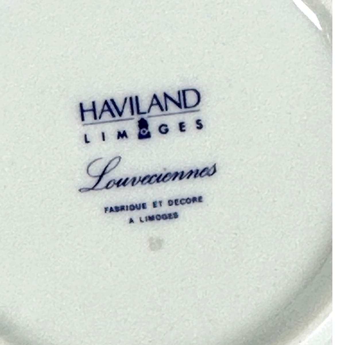 Haviland Limoges "Louveciennes" Flat Cups/Saucers-Set of 5-France-Pristine Mint! - Thumbnail 8