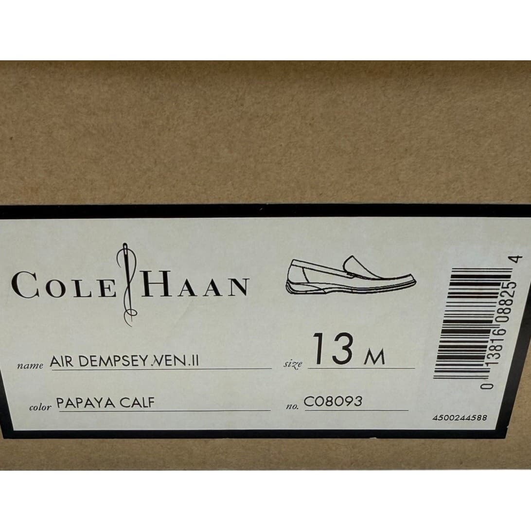 Cole Haan Air Dempsey Venetian Loafers Mens 13M Brown Papaya Calf Leather C08093 - Thumbnail 9