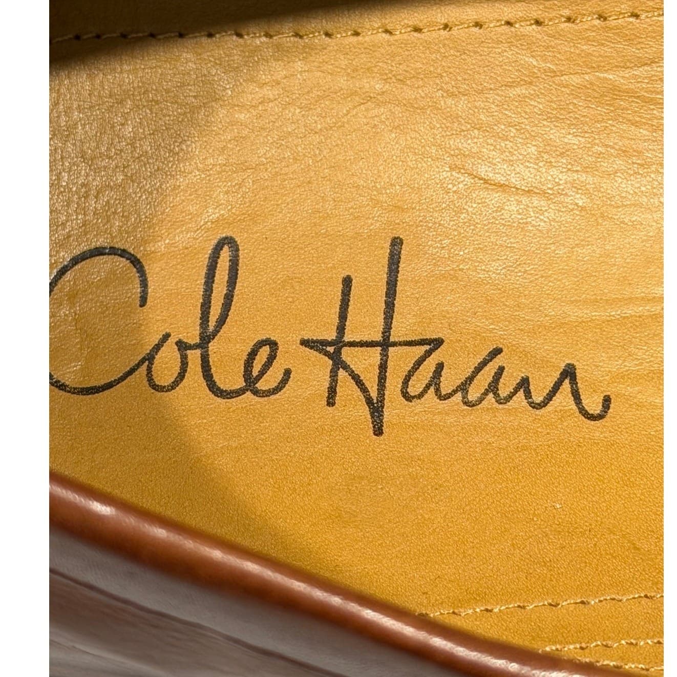 Cole Haan Air Dempsey Venetian Loafers Mens 13M Brown Papaya Calf Leather C08093 - Thumbnail 3