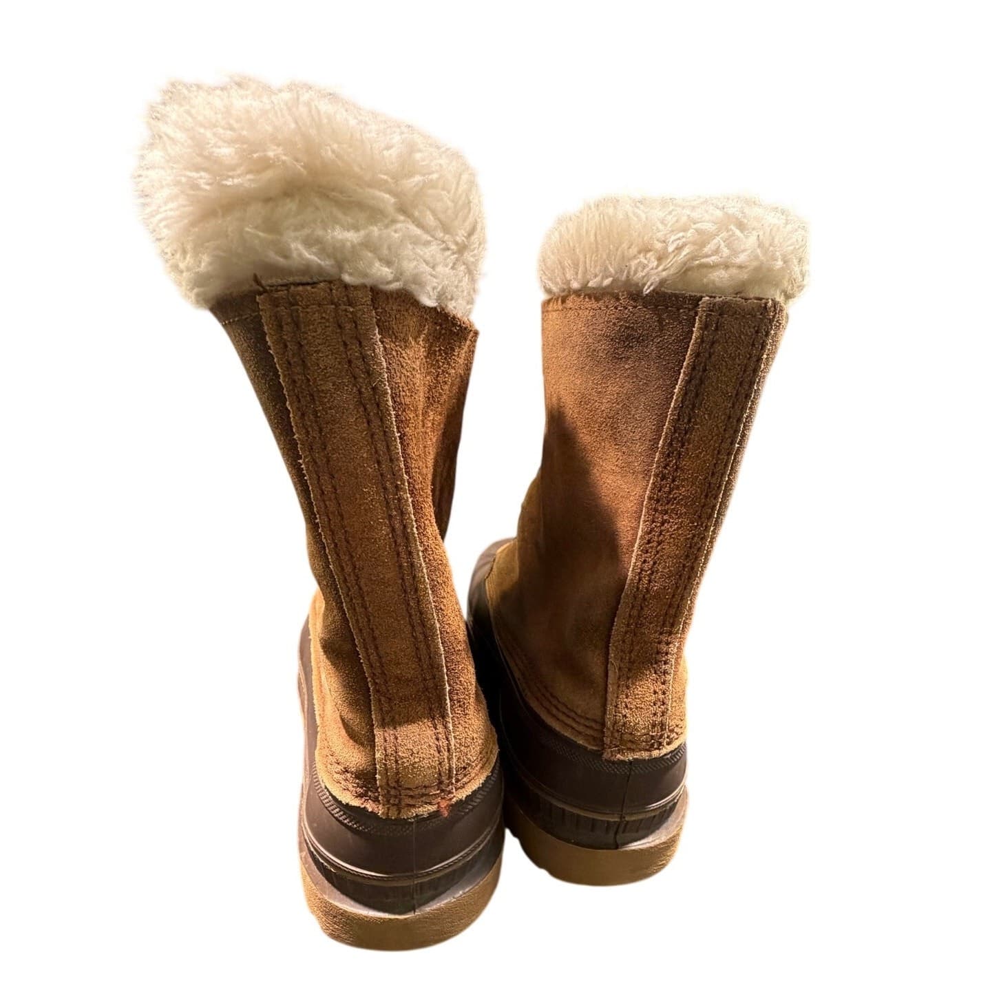 Sorel Kaufman Vintage Steel Shank Pac Boots Mens 13 Made In Canada Wool Liner - Thumbnail 7