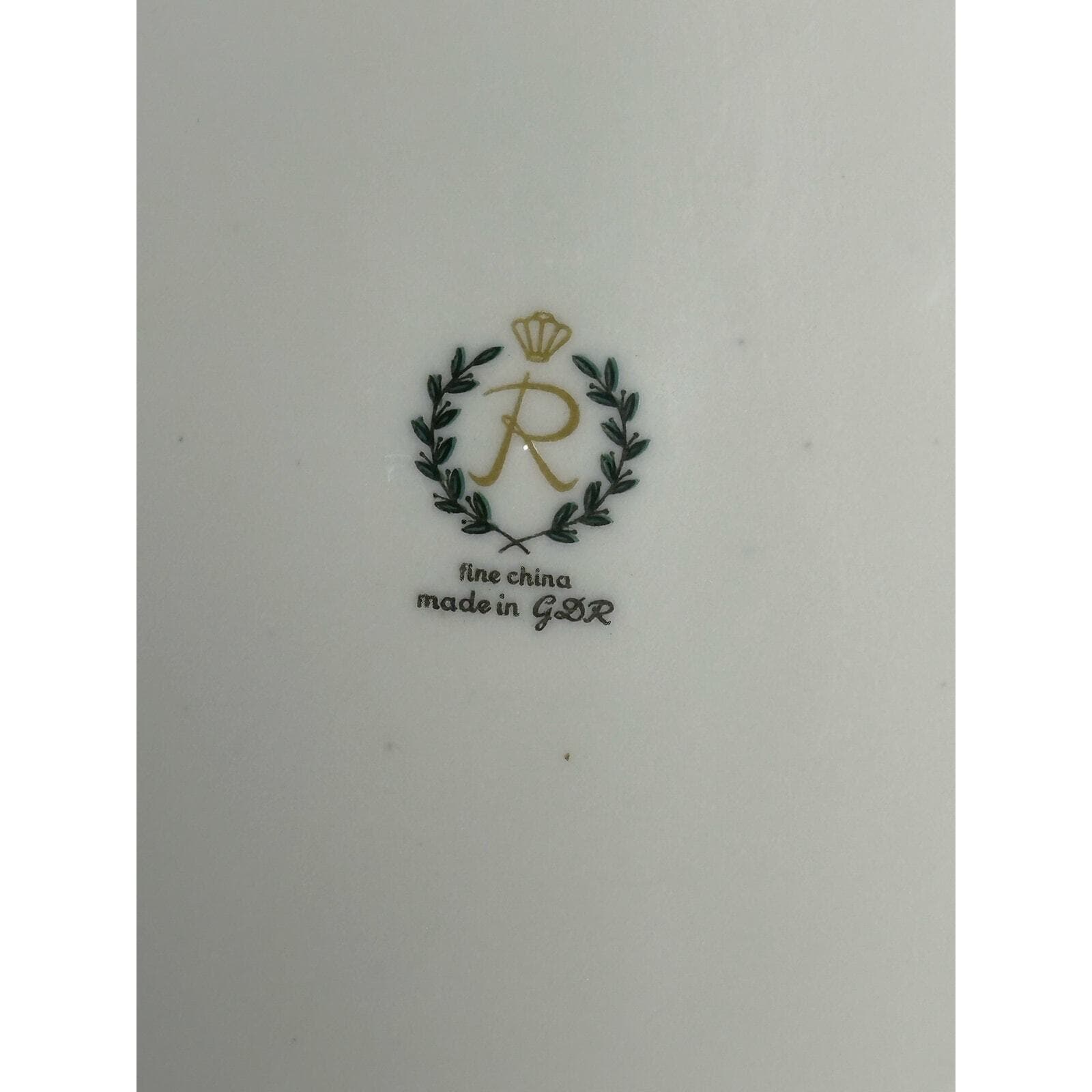 REICHENBACH GDR Dinner, Salad, Bread & Butter, Saucer Plates-RARE-One Set of 4 - Thumbnail 13