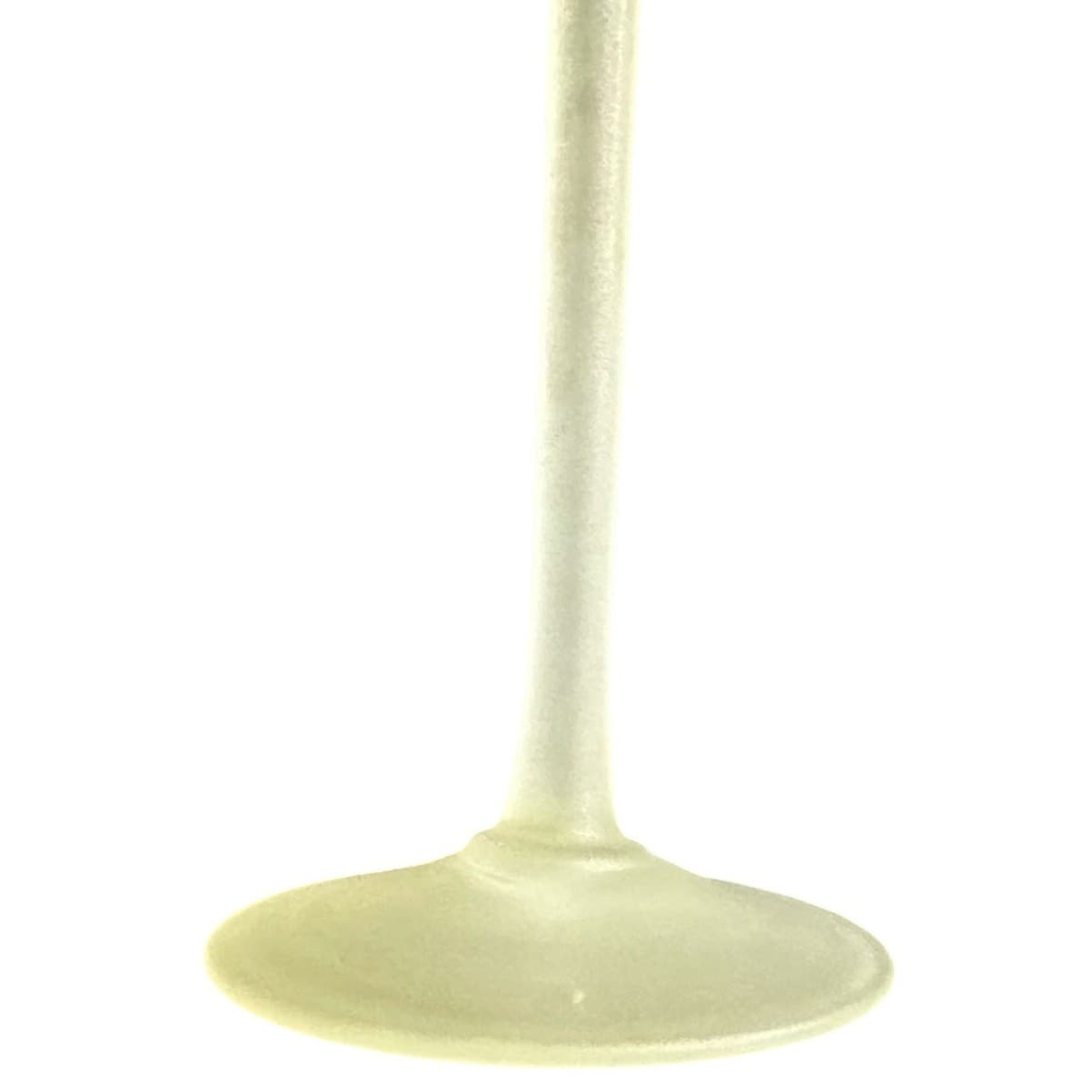 Murano Carlo Moretti 1960s Satinato Handblown Green Stemmed Vase-10.5" H-Italy - Thumbnail 7
