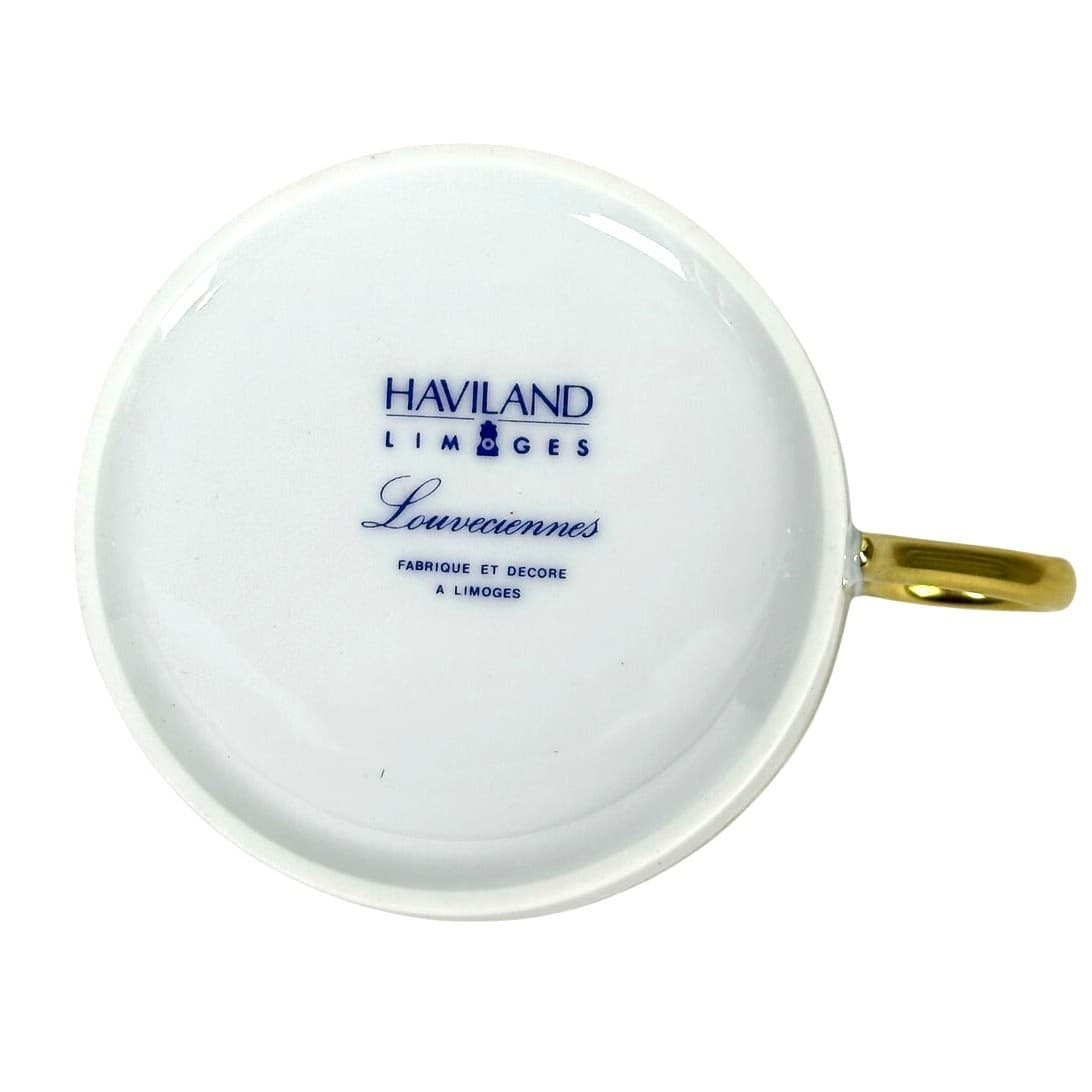 Haviland Limoges "Louveciennes" 3.25" Flat Cup France-Pristine Mint Condition! - Thumbnail 5