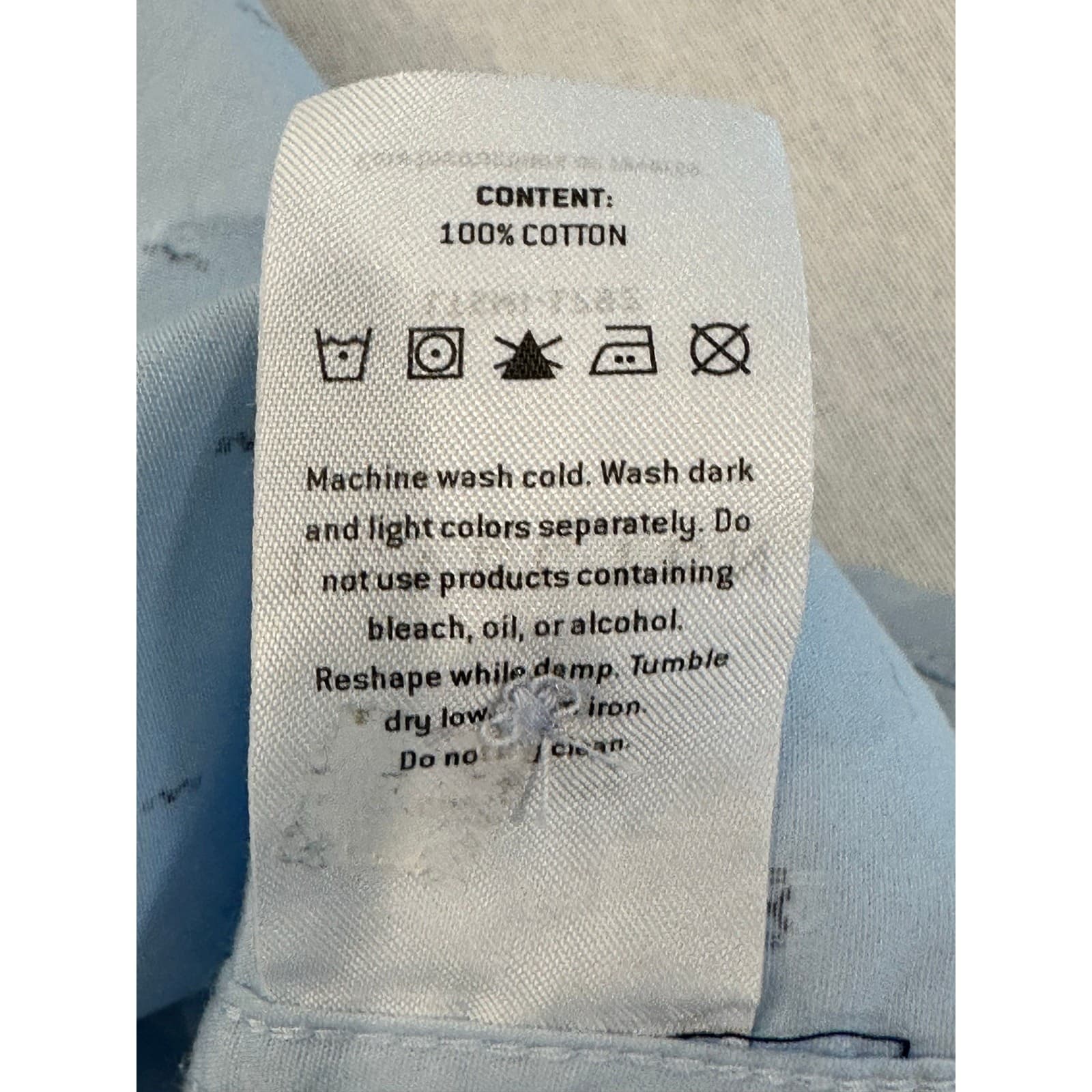 Level Ten Mensmodern Blue Short Sleeve Button Down Shirt Excellent - Thumbnail 9