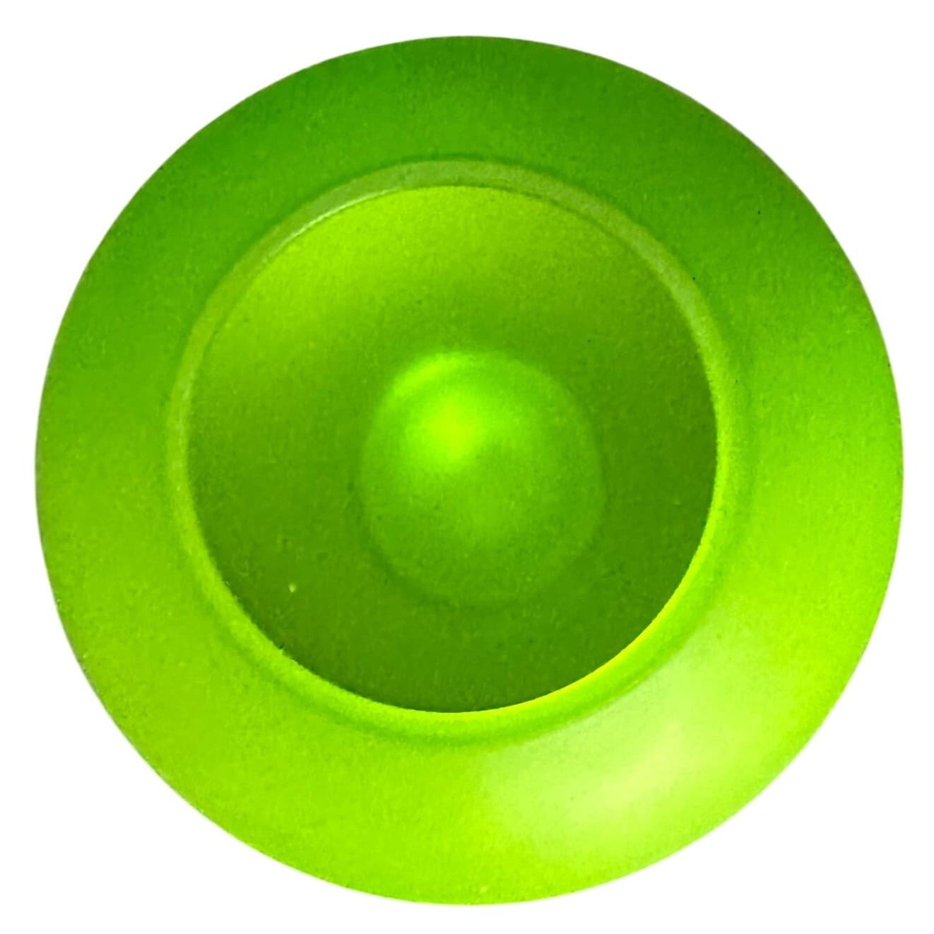 Murano Carlo Moretti 1960s Satinato Handblown Green Stemmed Vase-10.5" H-Italy - Thumbnail 5