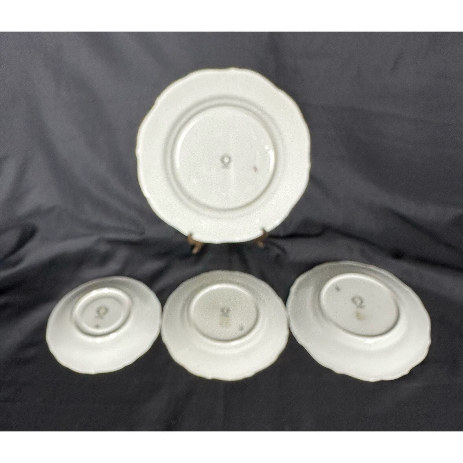REICHENBACH GDR Dinner, Salad, Bread & Butter, Saucer Plates-RARE-One Set of 4 - Thumbnail 11