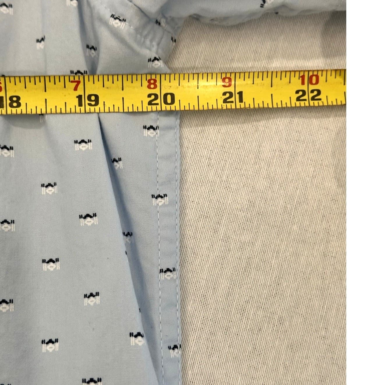 Level Ten Mensmodern Blue Short Sleeve Button Down Shirt Excellent - Thumbnail 12