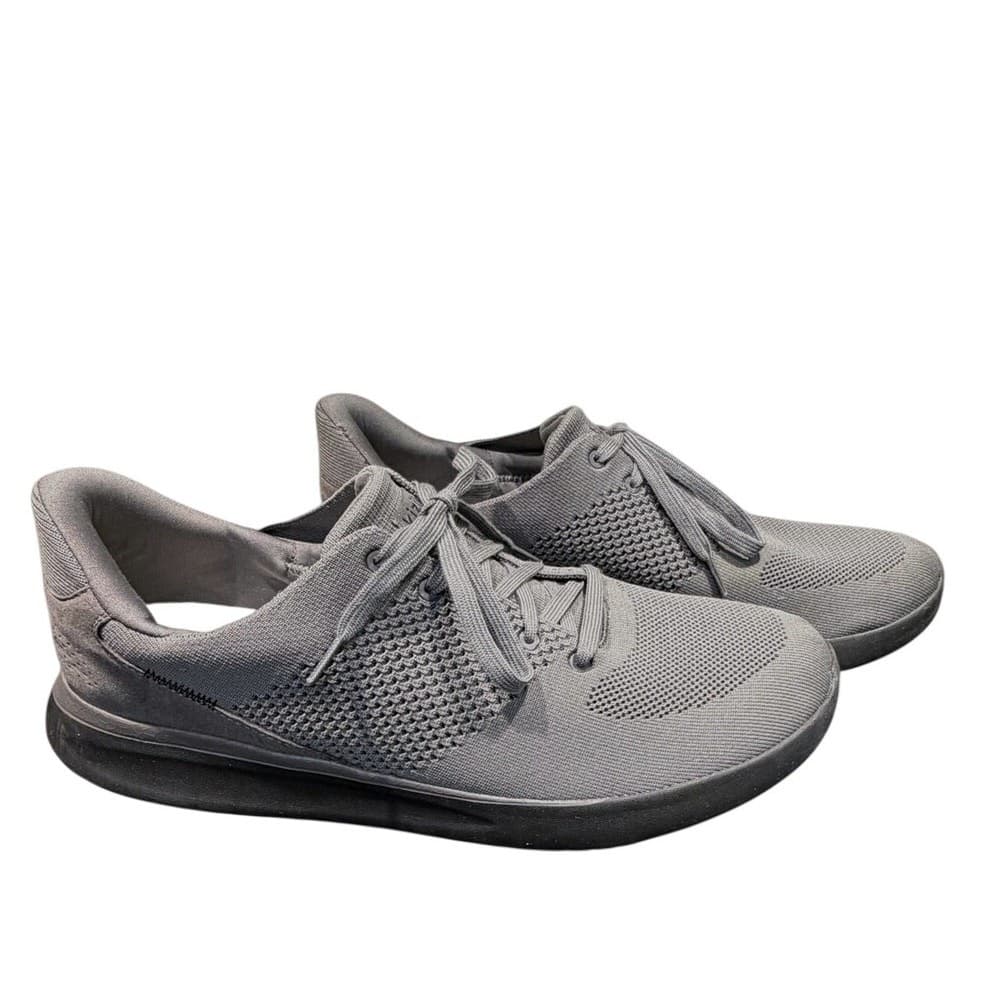 Kizik Mens Size 15 Gray Hands Free Slip On Sneakers Walking Shoes Comfort - Thumbnail 5