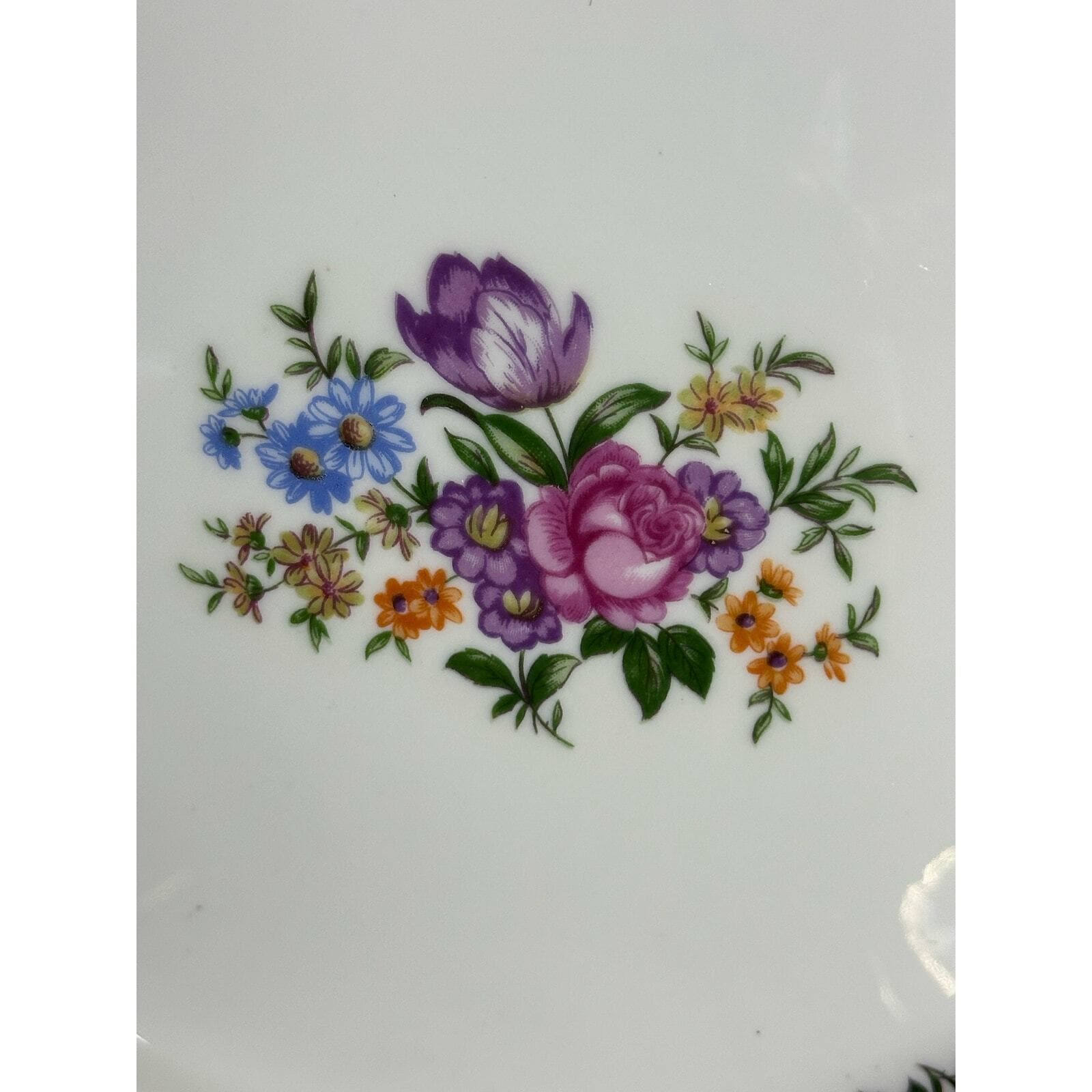 REICHENBACH GDR Dinner, Salad, Bread & Butter, Saucer Plates-RARE-One Set of 4 - Thumbnail 6