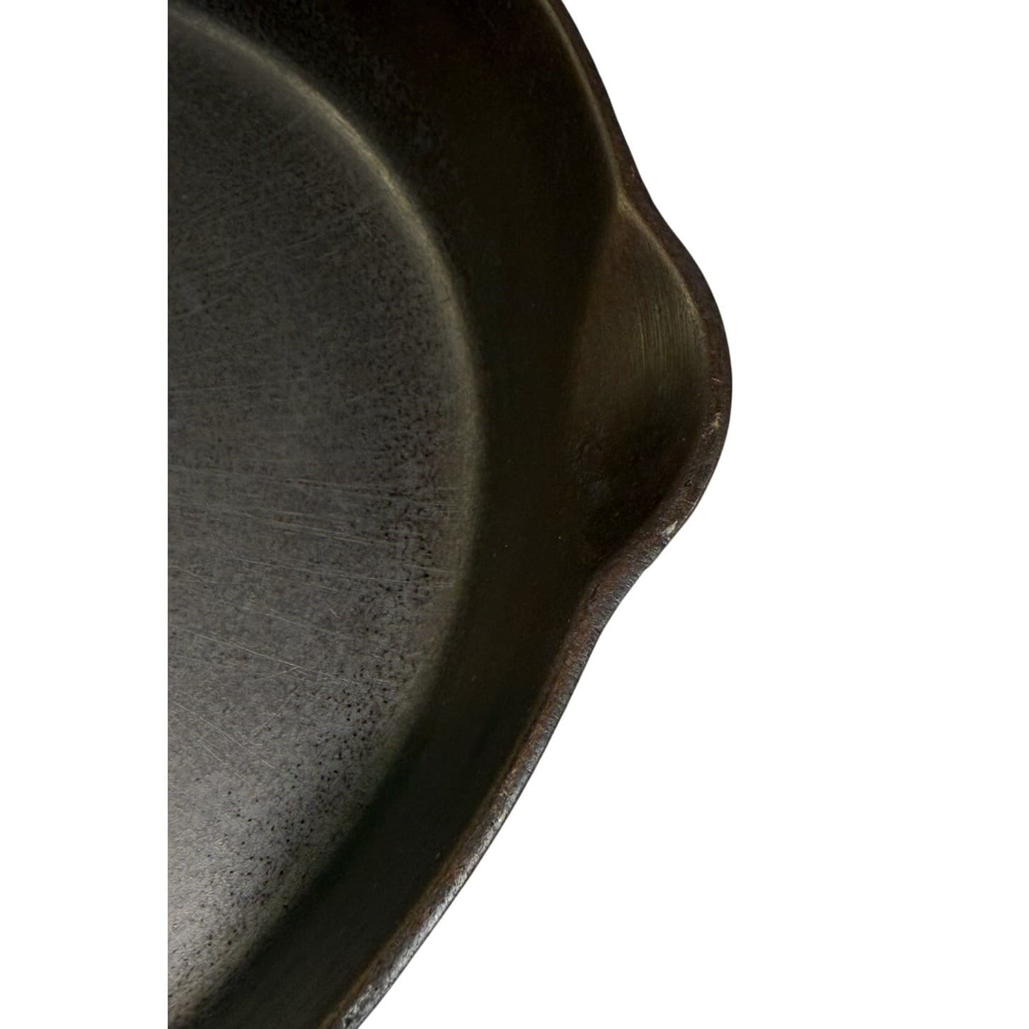 Griswold #7 Vintage Cast Iron Skillet-Flat 701 Block Logo Erie PA Seasoned USA - Thumbnail 12