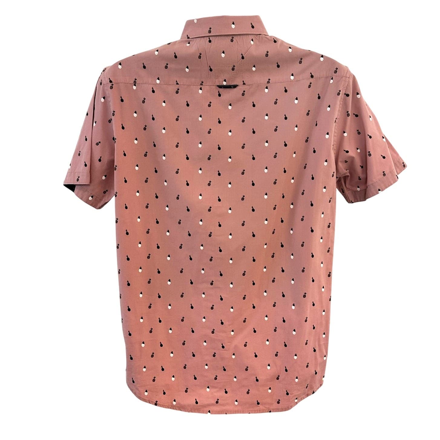 Sunrise Kingdom Men’s Pink & Pineapple Button Down Shirt Men's Size L Excellent - Thumbnail 2