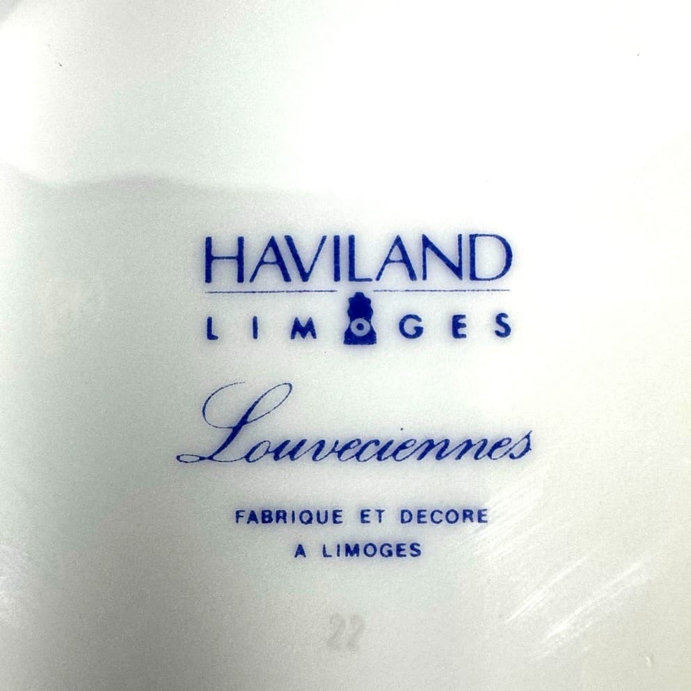 Haviland Limoges "Louveciennes" Bread Butter Plates 6 3/8" France-Set of 7-Mint! - Thumbnail 7