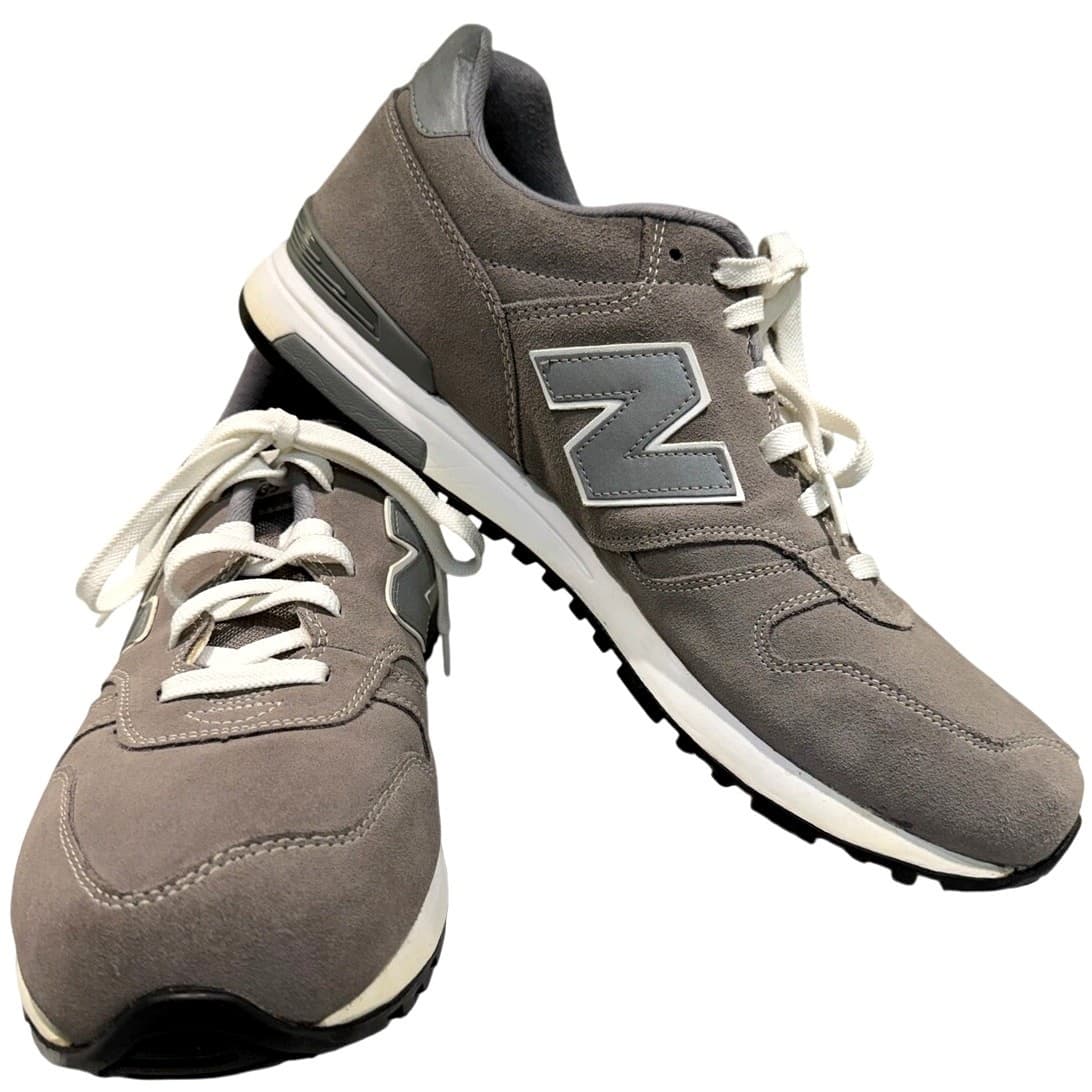 New Balance 565 Mens Size 14 Gray Suede Running Walking Sneakers ML565 Excellent