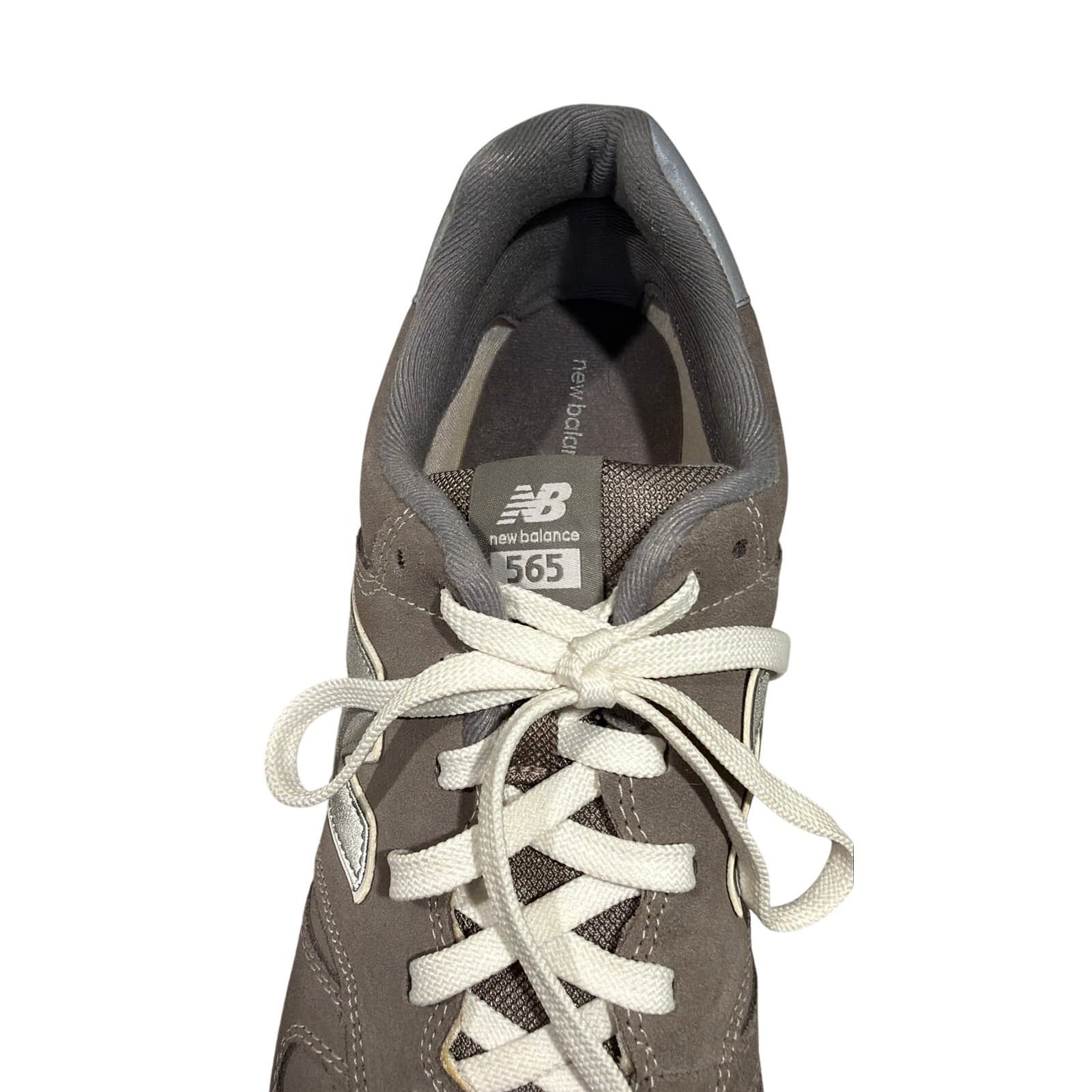 New Balance 565 Mens Size 14 Gray Suede Running Walking Sneakers ML565 Excellent - Thumbnail 6