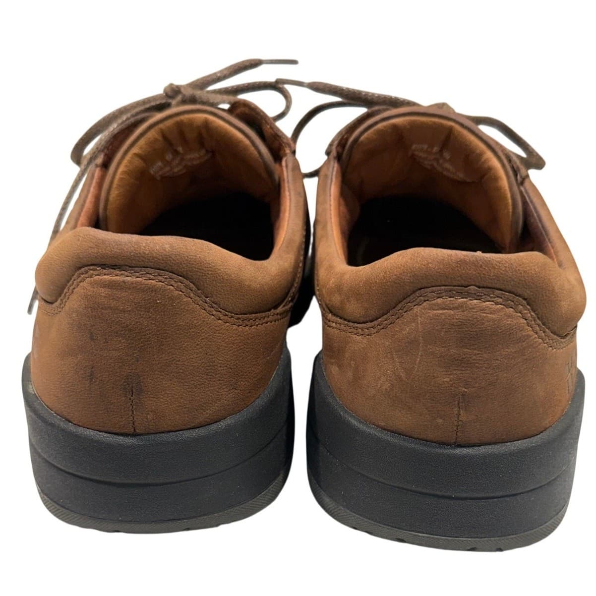 Nunn Bush Rainier Mens Size 14 M Brown Leather Comfort Gel Moc Toe Oxford Shoes - Thumbnail 6