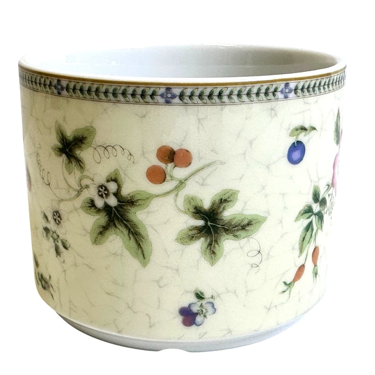 Wedgwood Vintage 1997 "Fleur" 3 7/8" Breakfast Cup-Excellent-Extremely Rare! - Thumbnail 4