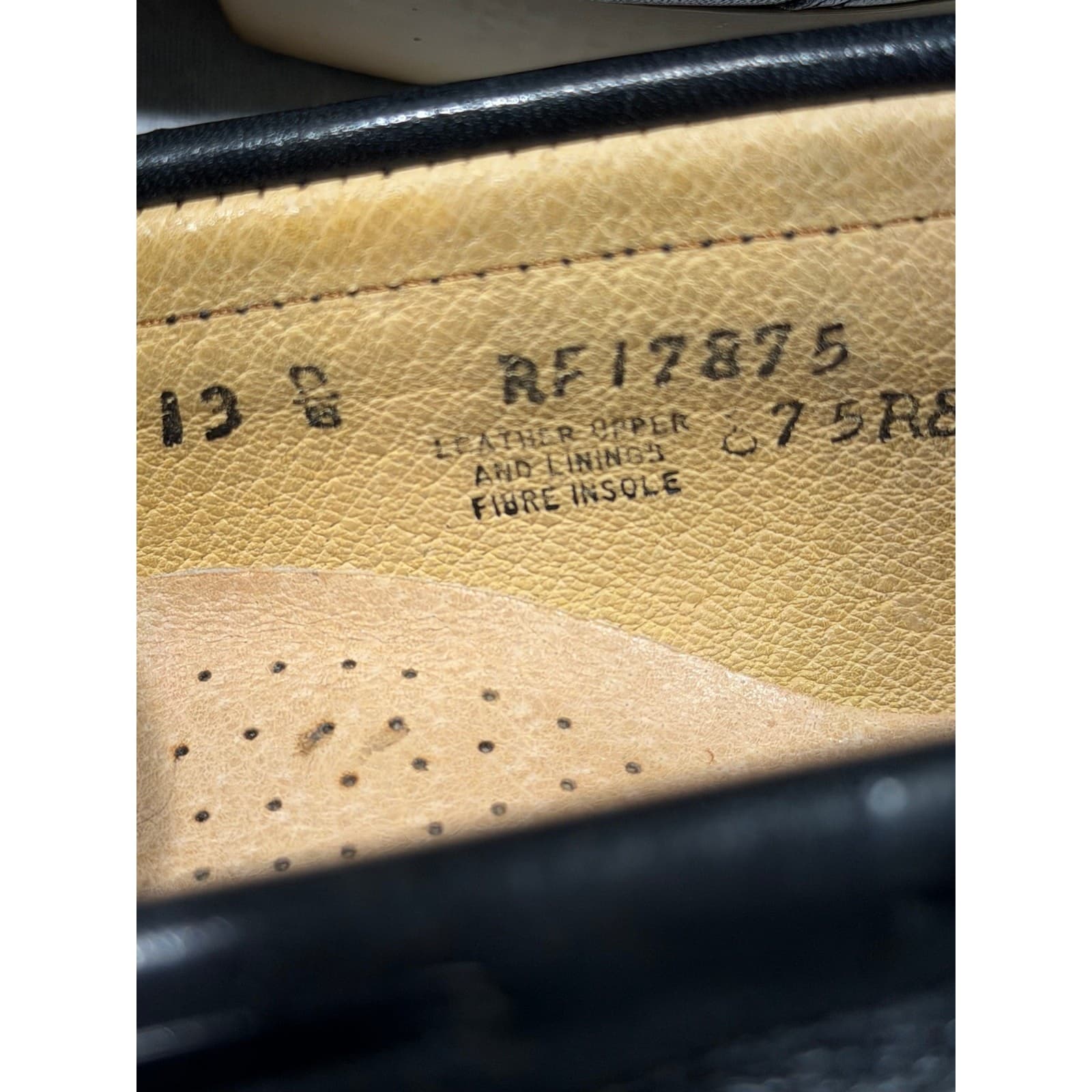 Regal Vintage Pasadena Tassel Loafers Mens 13 D Black Leather Moc Toes Shoes Box - Thumbnail 7
