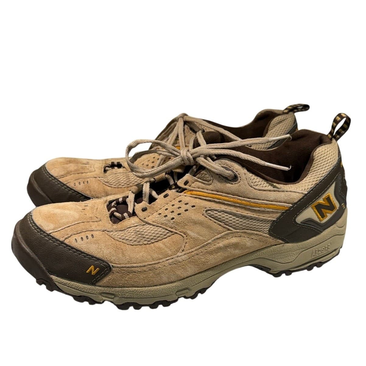 New Balance MW643BR Mens Size 14 Brown Suede Walking Hiking Trail Shoes USA 14 D - Thumbnail 4