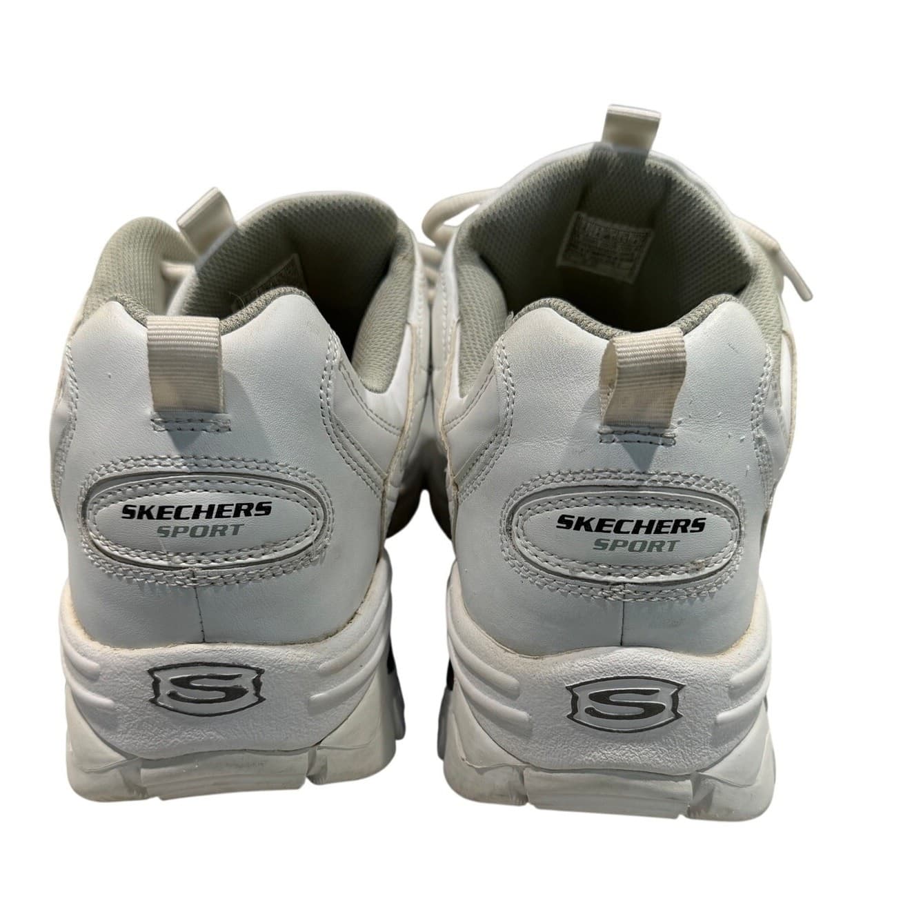 Skechers 50081 Mens Size 15 White Walking Athletic Shoes Comfort Sneakers - Thumbnail 9