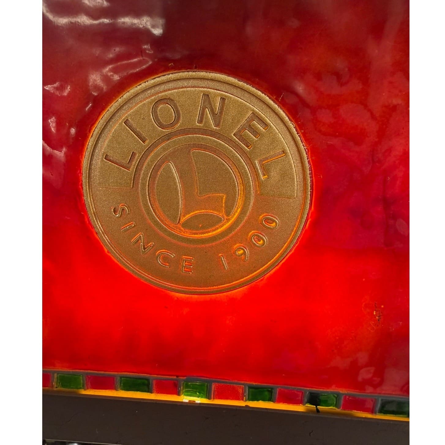 Lionel Hudson 700E Commemorative Train Lamp with Sound & Stained Glass 2000 - Thumbnail 7