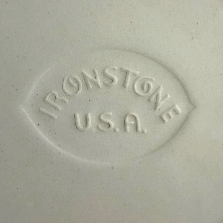 Ironstone USA Vintage Green Ceramic Bread/Dessert Plates-Set of 8 - Thumbnail 5