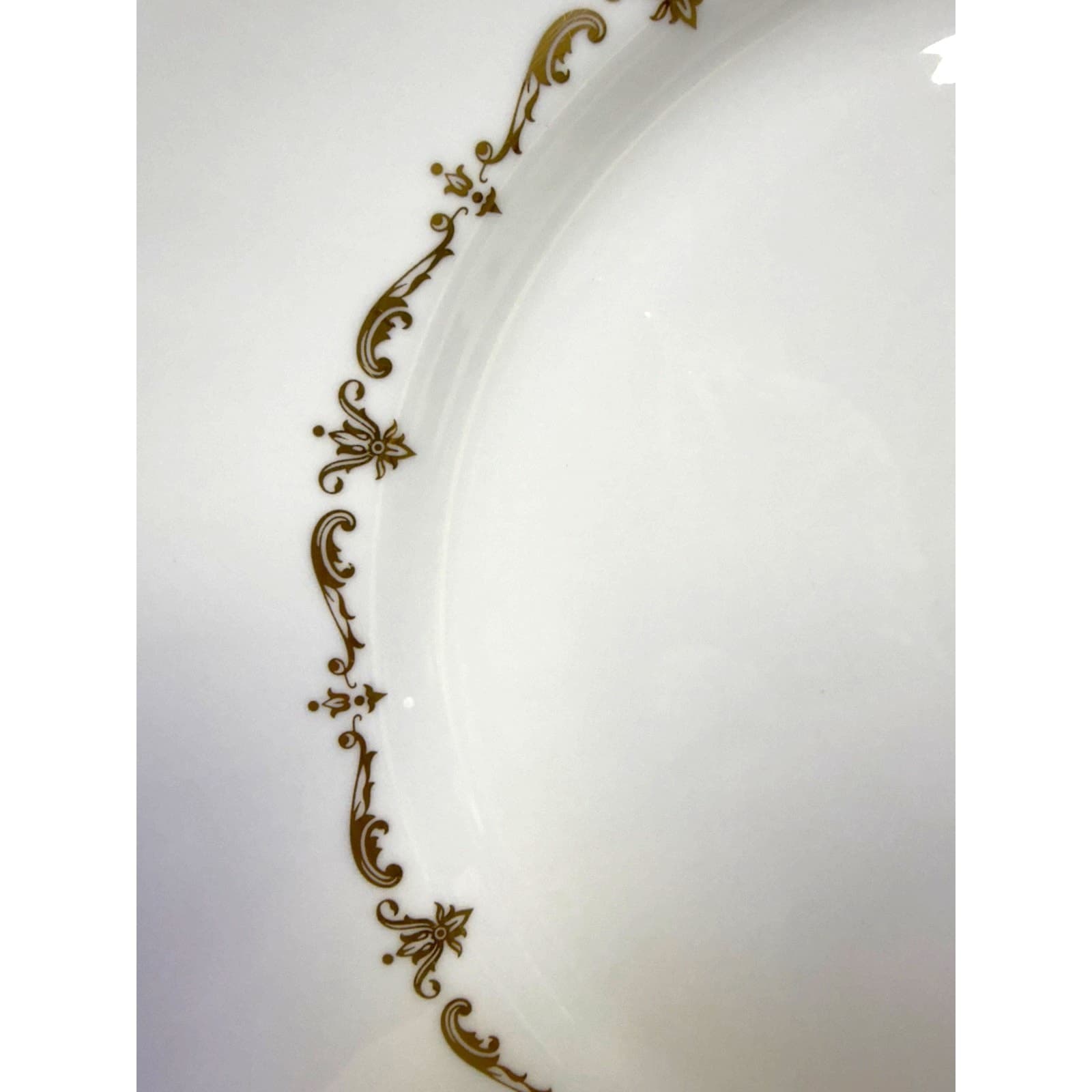 Royal Worcester Retired 'Gold Chantilly' Bone China 10.75" Dinner Plate(s) - Thumbnail 2