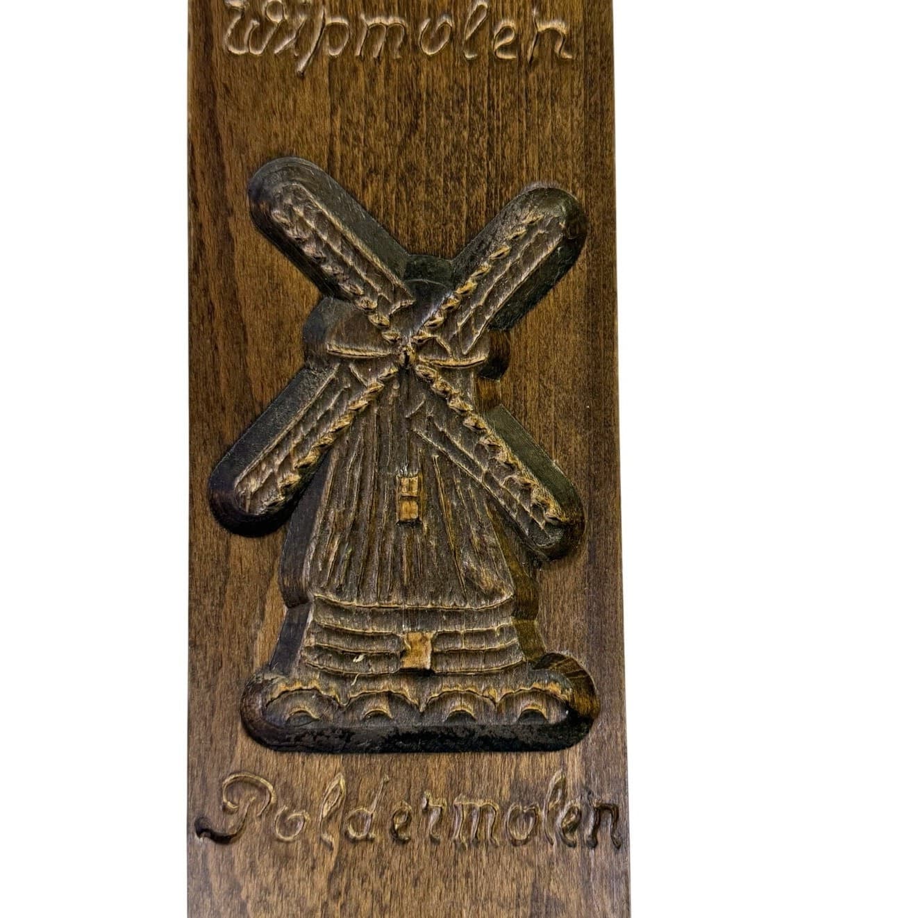 Holland Dutch Windmills Shaped Wooden Crispy Biscuit/Speculaas Holiday Mold - Thumbnail 4