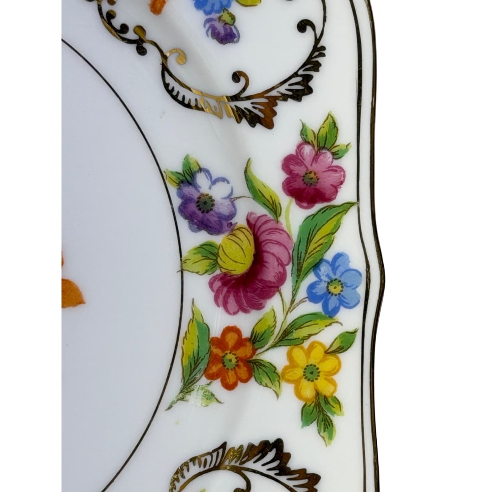 Noritake Retired 'Dresdena' 1931-1940 Backstamp Square 8" Salad Plate(s)-Rare - Thumbnail 5