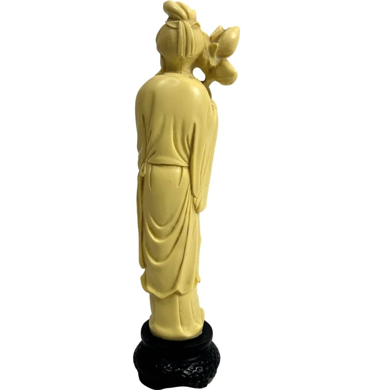 Chinese Shou Lou God of Longevity Mid Century Carved Soapstone Figurine Signed - Thumbnail 4
