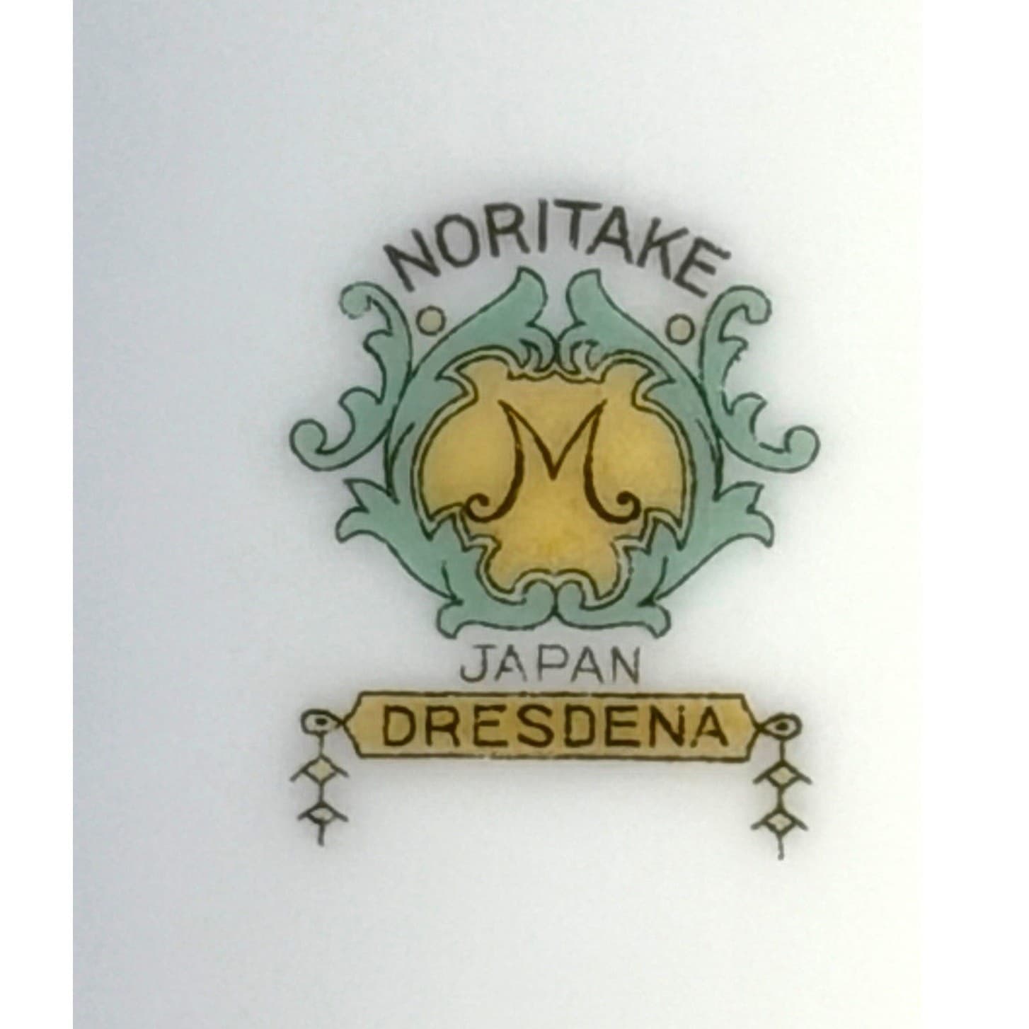 Noritake Retired 'Dresdena' 1931-1940 Backstamp Round 7.25" Salad Plate(s)-Rare - Thumbnail 3