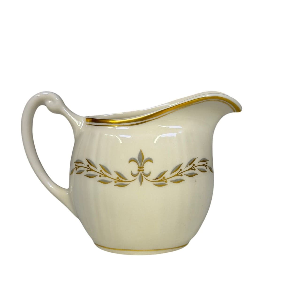 Syracuse Retired 1962-1966 'Fleur De Lis Gray' Cream Pitcher-Rare - Thumbnail 3