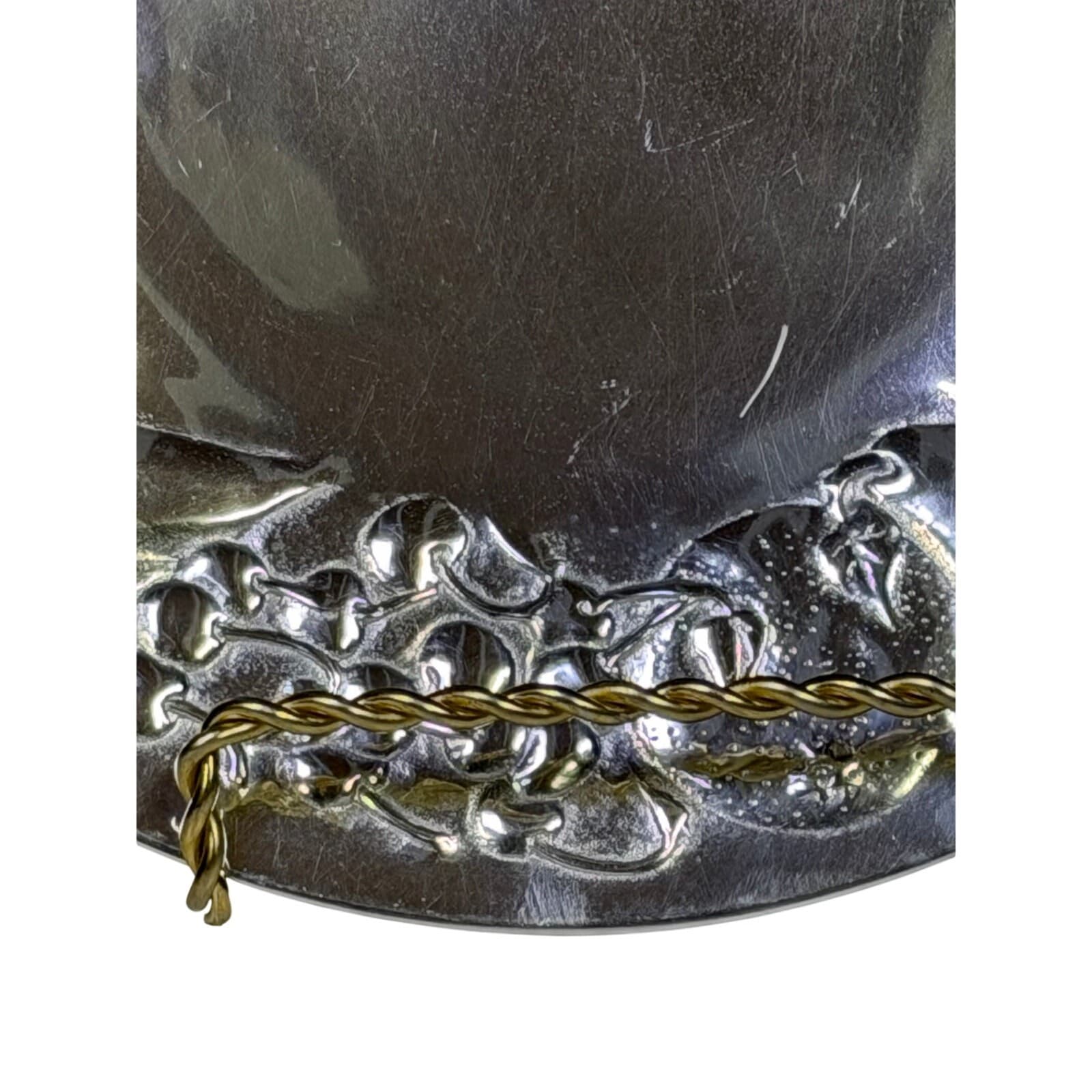 Wilton Armetale Large Pewter Fruit Embossed Serving Platter 13.25”-Excellent - Thumbnail 5