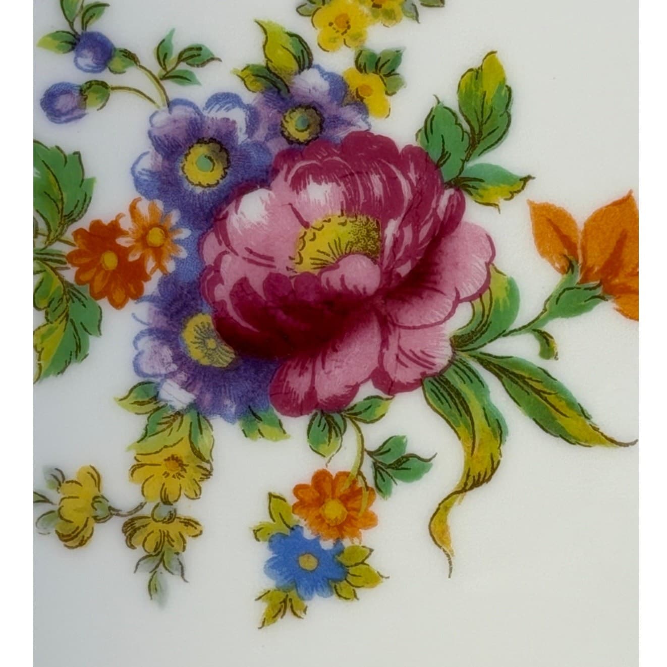 Noritake Retired 'Dresdena' 1931-1940 Backstamp Square 8" Salad Plate(s)-Rare - Thumbnail 2