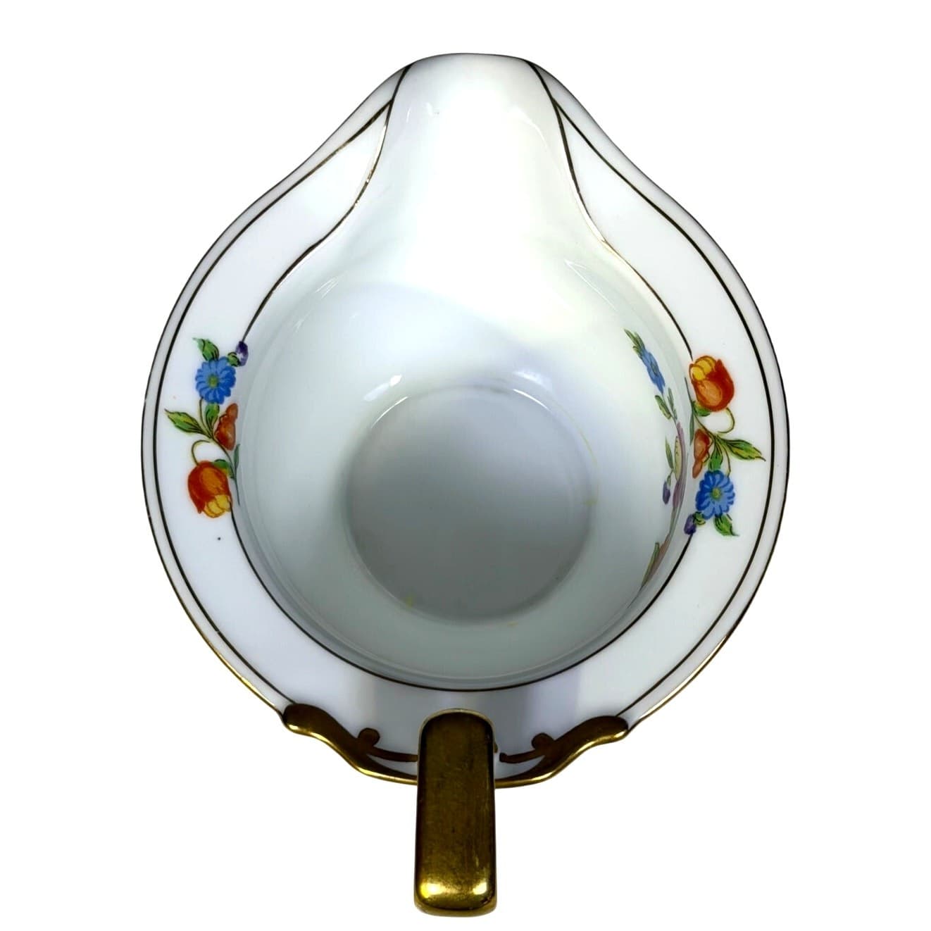 Noritake Retired 'Dresdena' 1931-1940 Backstamp Footed Cream Pitcher-Rare - Thumbnail 5