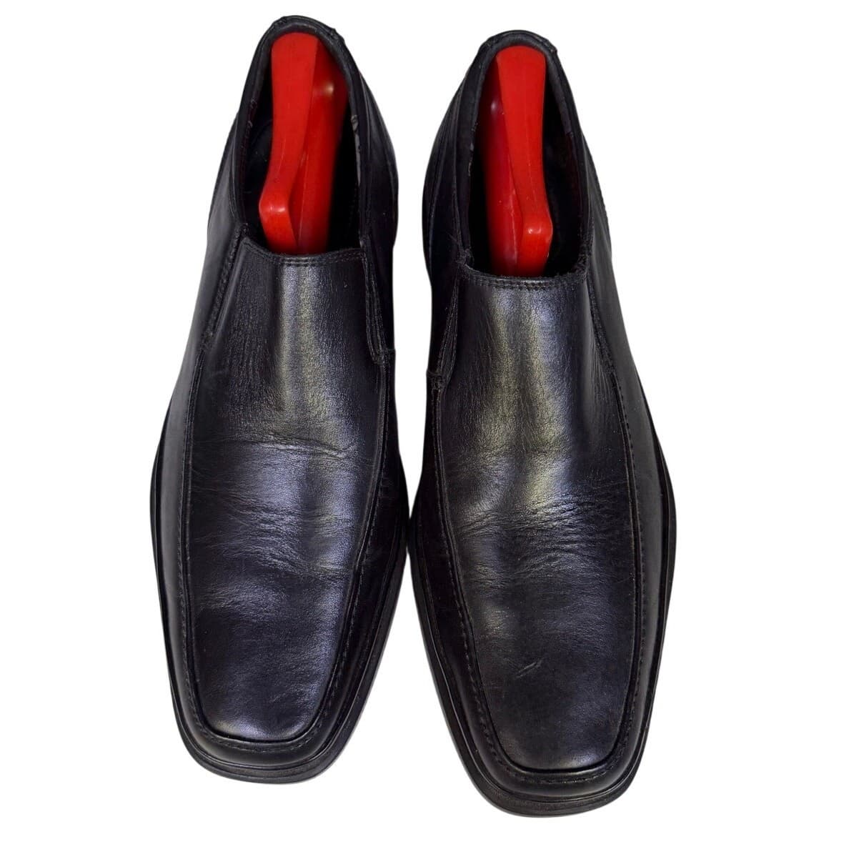 Calvin Klein Men's Classic 'Babe' 34F0002 Black Slip-on Loafers Size 9.5 M - Thumbnail 2