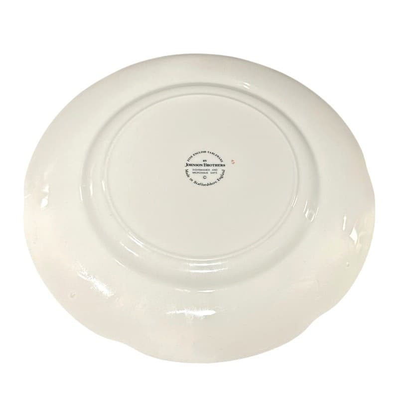 Johnson Brothers England Brookshire 8.75" Rimmed Soup Bowl-Excellent-Rare! - Thumbnail 2