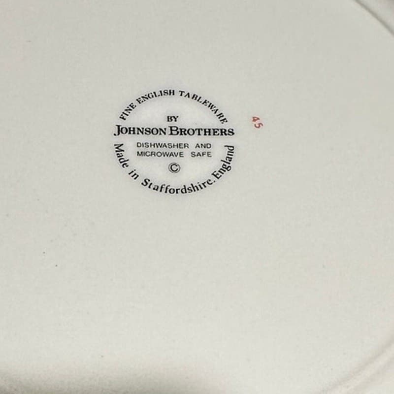 Johnson Brothers England Brookshire 8" Salad Plate-Excellent-Rare! - Thumbnail 4